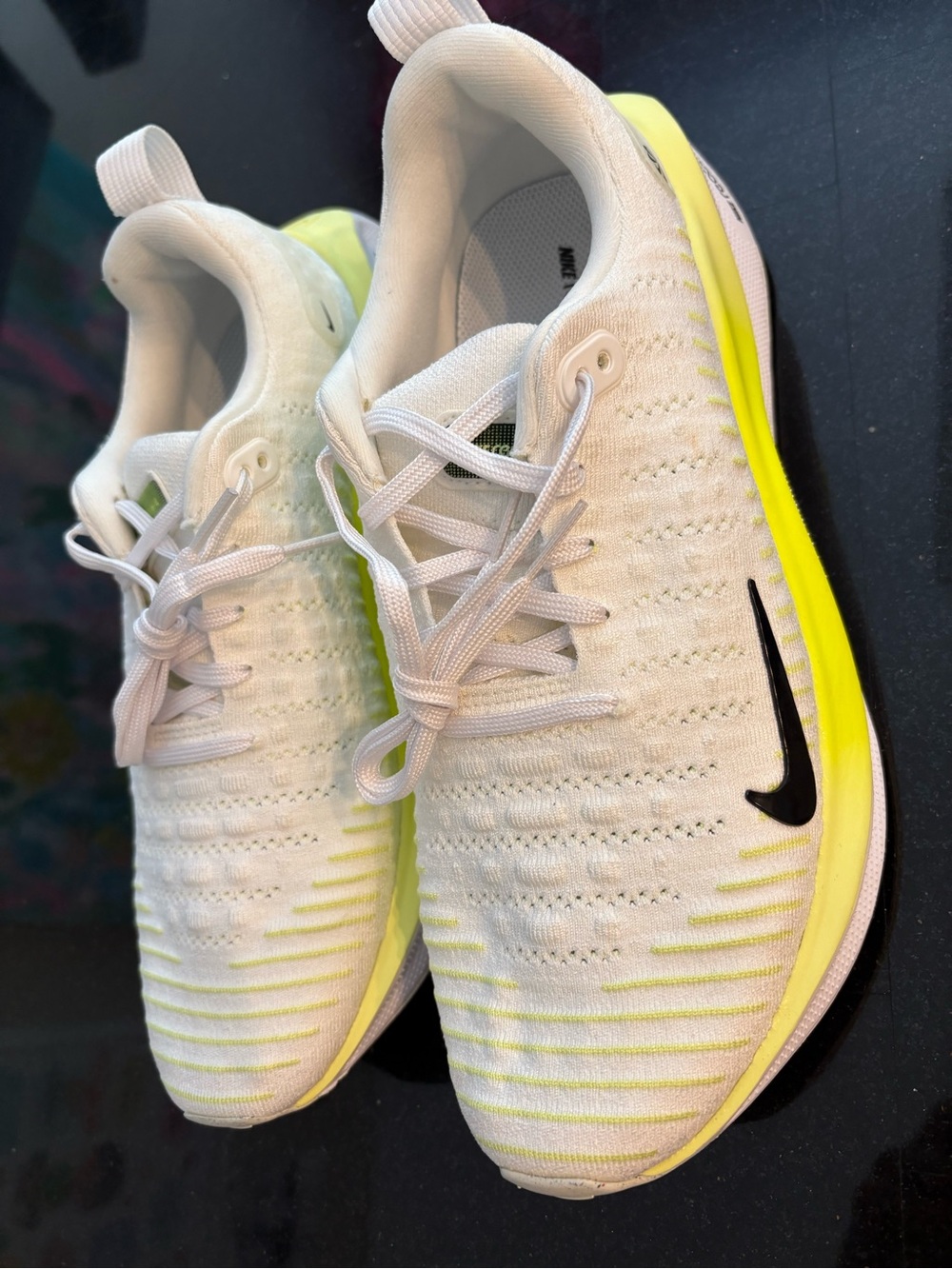 Nike Women's ReactX Infinity Run 4 White & Lime Running Sneakers